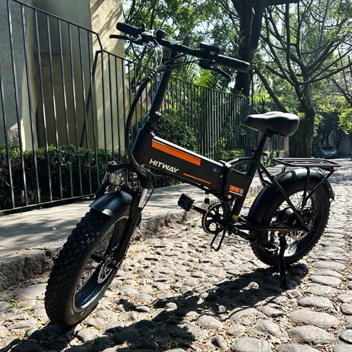 BICICLETA HITWAY BK10S (negro-naranja)